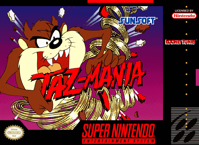 Taz-mania box art