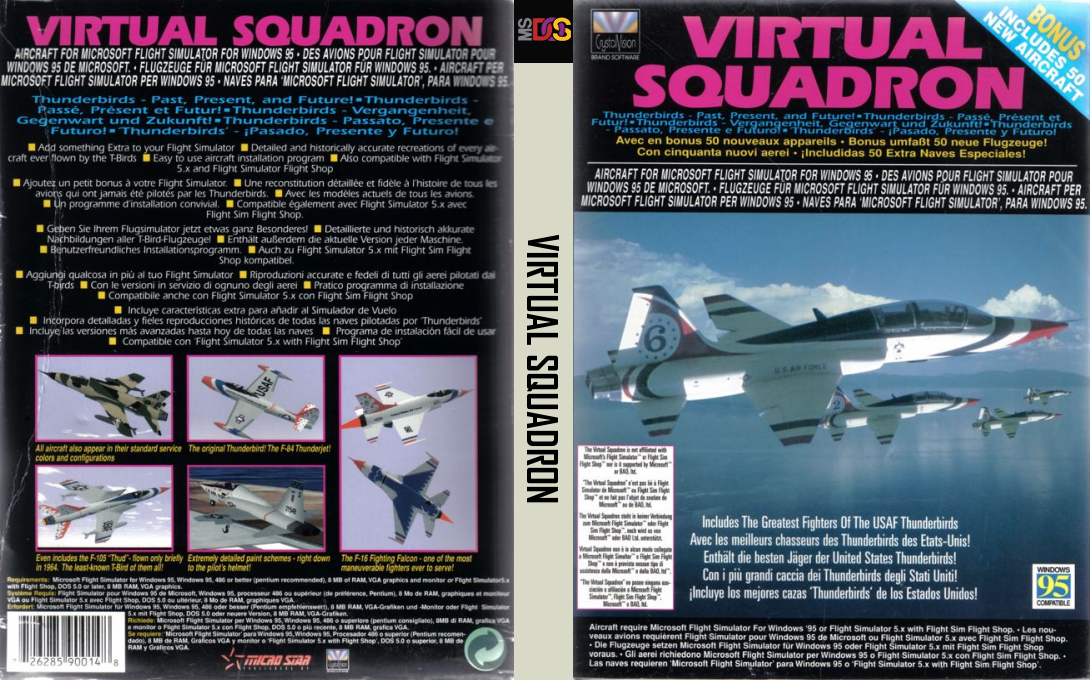 Virtual Squadron — box-texture (EU)