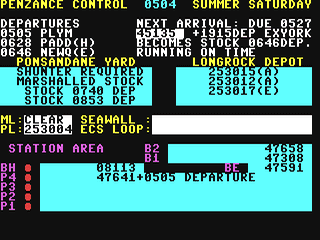 Rail Traffic Control : Penzance — ss (WOR)