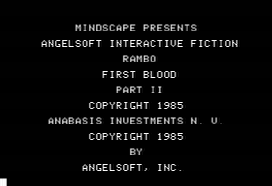 Rambo - First Blood Part 2 — sstitle (US)