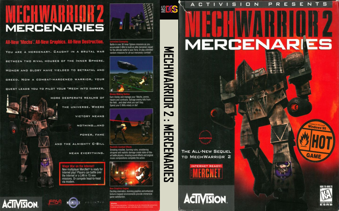 Mechwarrior 2 - Mercenaries — box-texture (US)