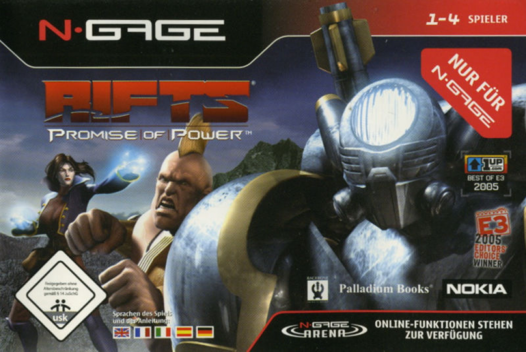 Rifts - Promise Of Power — box-2D (DE)