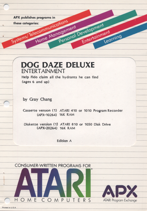 Dog Daze Deluxe box art