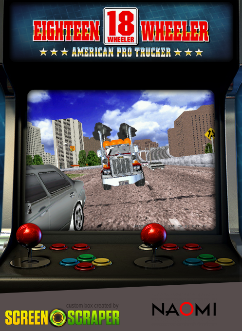 18 Wheeler: American Pro Trucker — box-2D (SS)