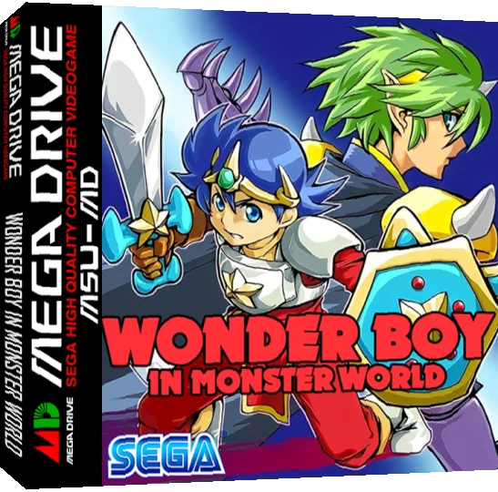 Wonder Boy in Monster World — box-3D (WOR)
