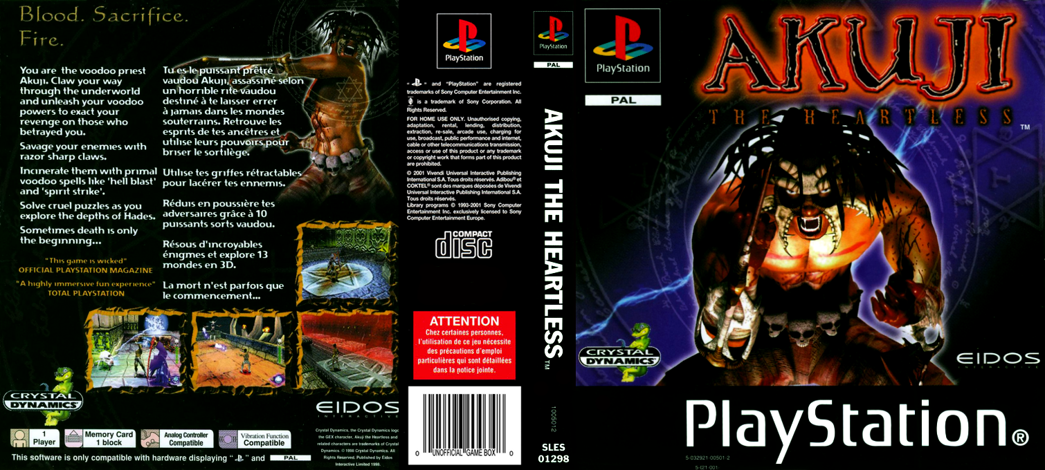 Akuji the Heartless — box-texture (EU)