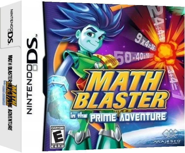 Math Blaster in the Prime Adventure — box-3D (US)