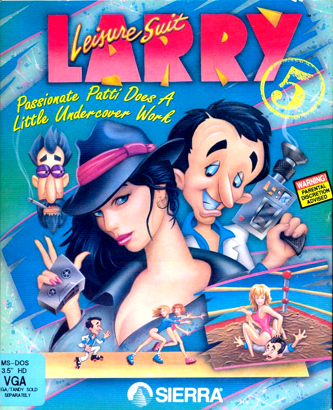 Leisure Suit Larry 5 - Passionate Patti Does A Little Undercover Work box art