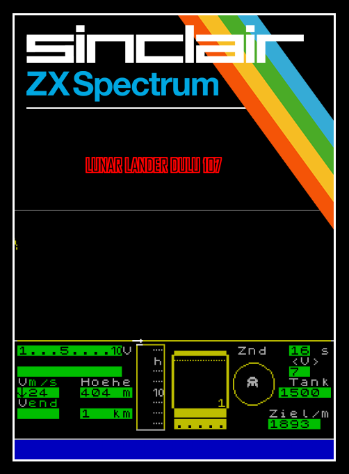 Lunar Lander Dulu 107 box art