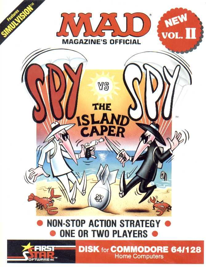 Spy vs Spy - The Island Caper box art