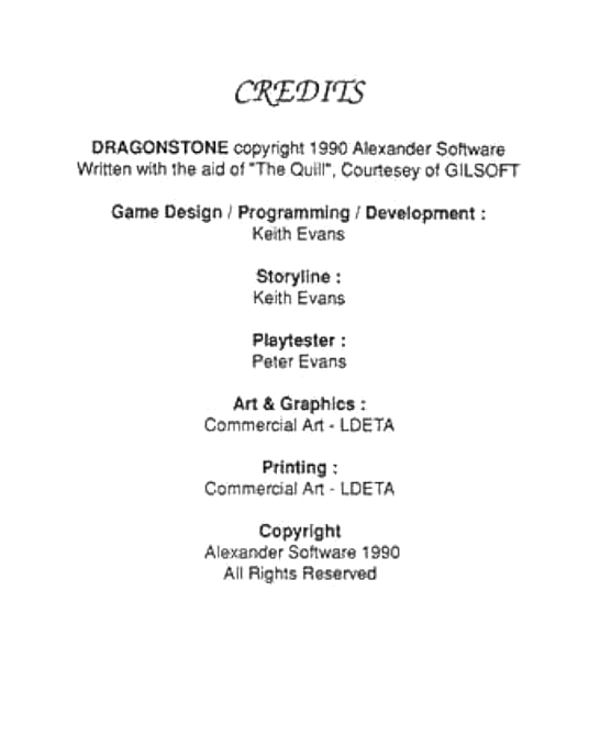 Dragonstone : The Quest — box-2D-back (EU)
