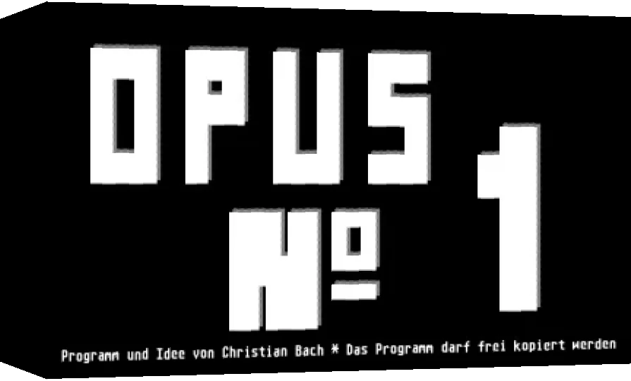 Opus No.1 — box-3D (WOR)