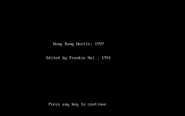 Hong Kong Hustle 1997 — sstitle (WOR)