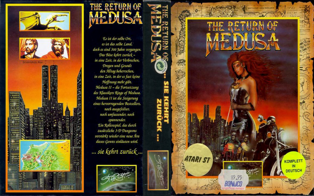 Return of Medusa, The — box-texture (EU)