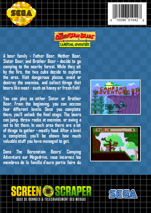 Berenstain Bears' Camping Adventure The — box-2D-back (SS)