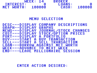 Millionaire : The Stock Market Simulation — ss (WOR)