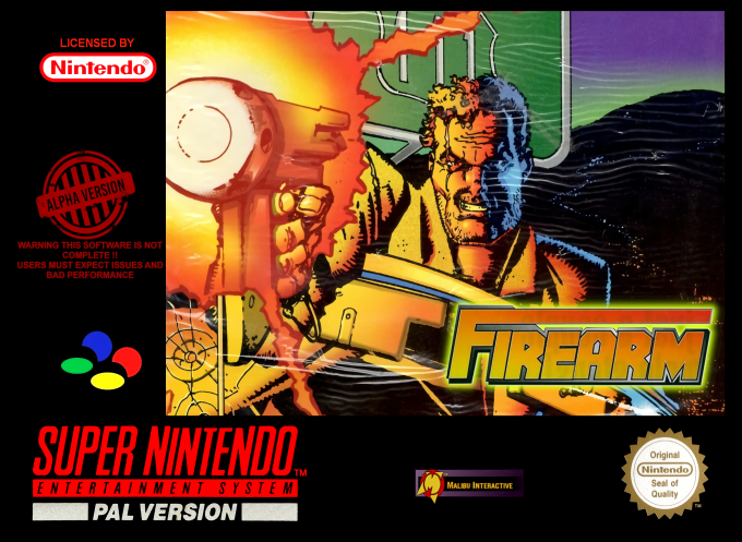 Firearm box art