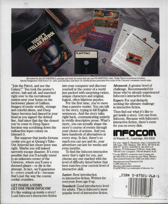 Planetfall — box-2D-back (US)