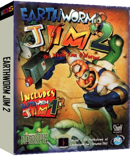 Earthworm Jim 2 — box-3D (EU)