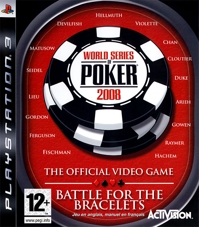 World Series of Poker 2008 - Battle for the Bracelets box art