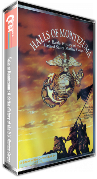 Halls of Montezuma - A Battle History of the U.S. Marine Corps — box-3D (EU)