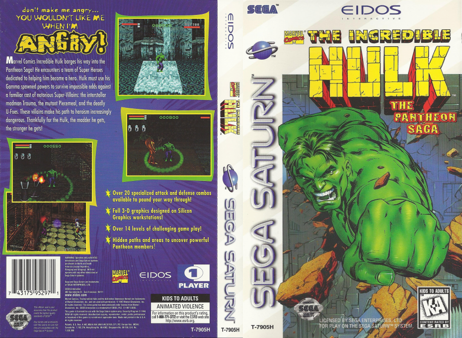 Incredible Hulk - The Pantheon Saga, The — box-texture (US)