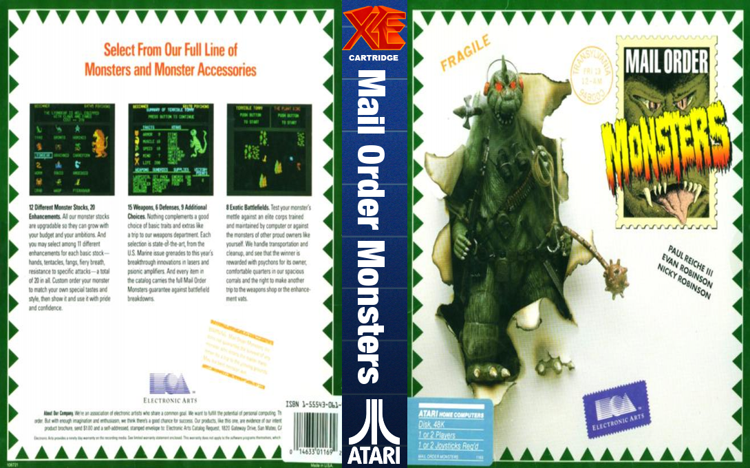 Mail Order Monsters — box-texture (US)