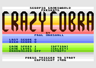 Crazy Cobra — sstitle (WOR)
