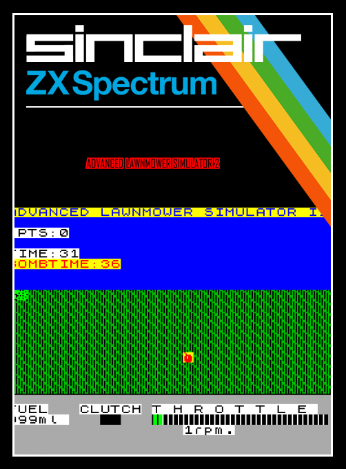 Advanced Lawnmower Simulator II box art