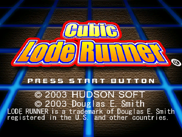 Hudson Selection Vol. 1 - Cubic Lode Runner — sstitle (JP)