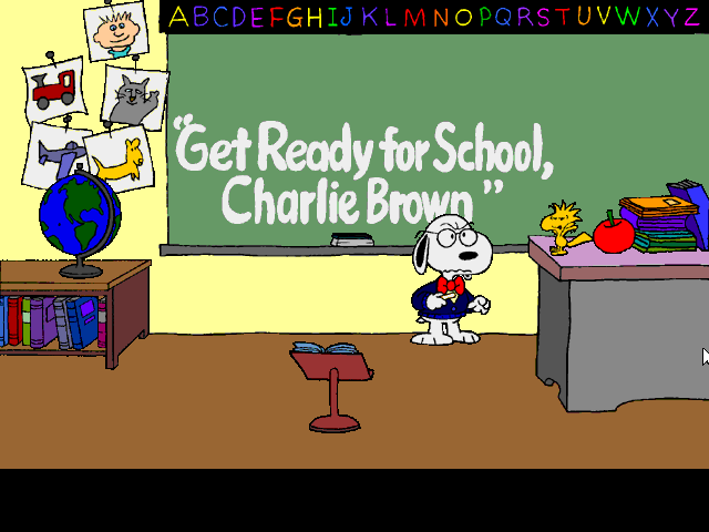 Get Ready for School, Charlie Brown! — sstitle (WOR)