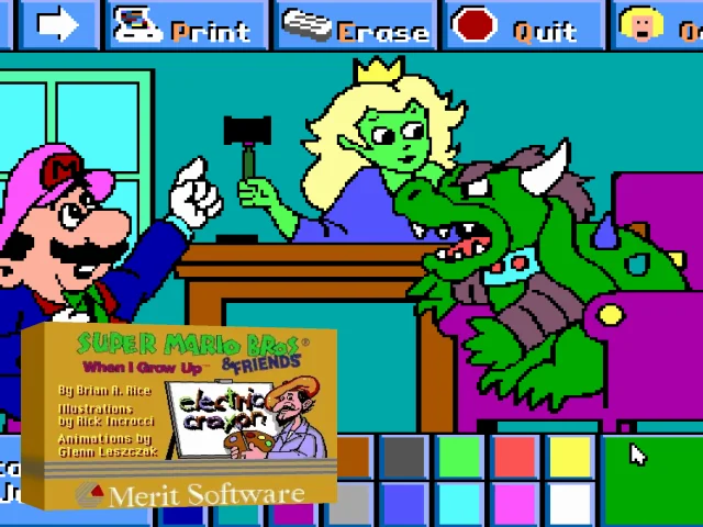 Electric Crayon 3.1 : Super Mario Bros And Friends - When I Grow Up — mixrbv2 (WOR)