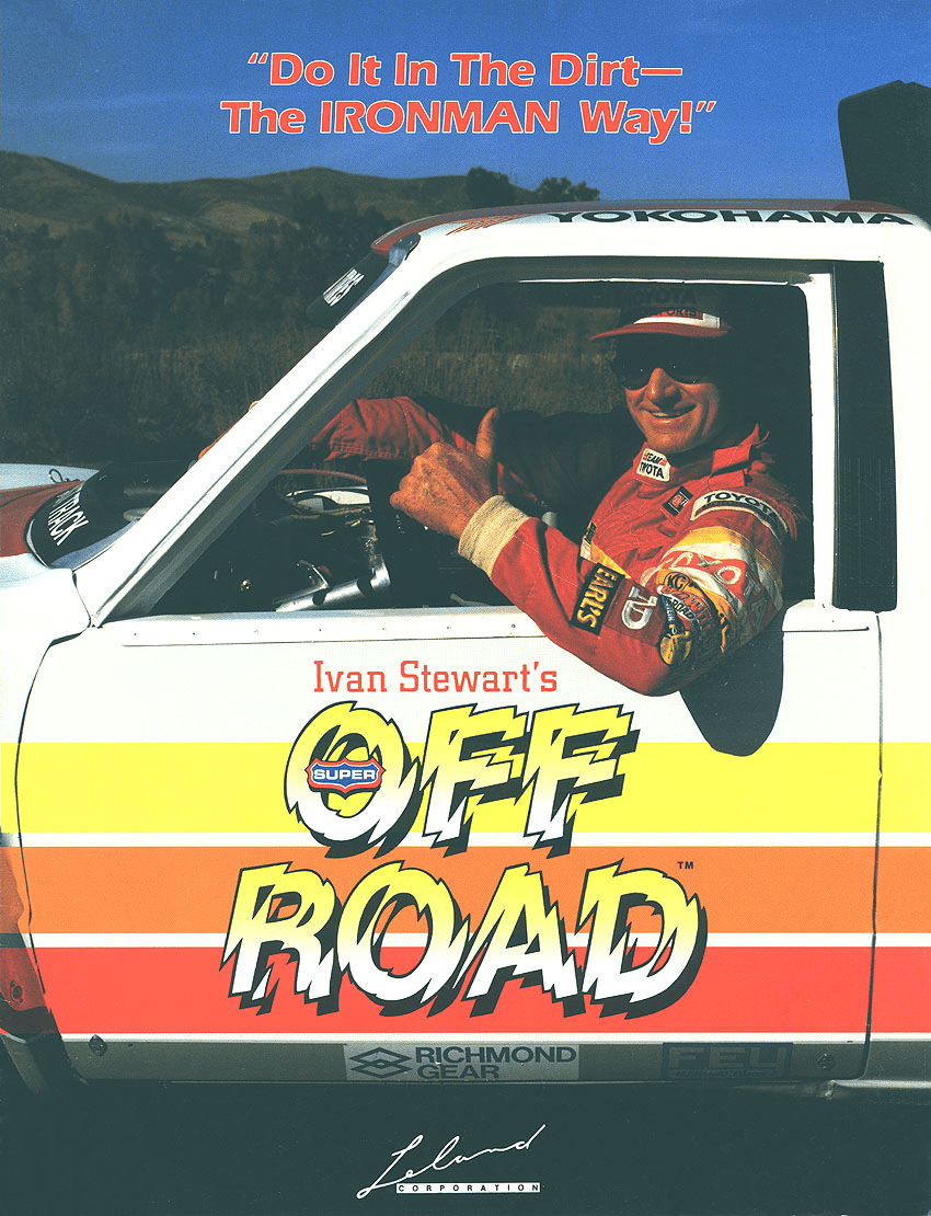 Ironman Ivan Stewart's Super Off-road box art