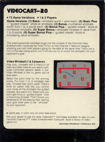 Videocart-20 - Video Whizball — box-2D-back (US)