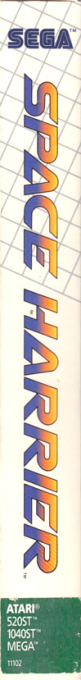 Space Harrier — box-2D-side (US)