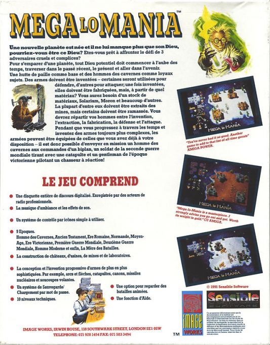 Mega Lo Mania — box-2D-back (EU)