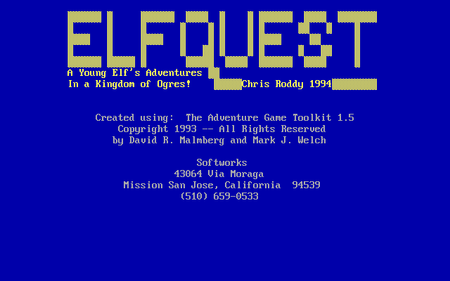 Elf Quest box art