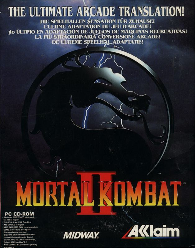 Mortal Kombat 2 — box-2D (EU)
