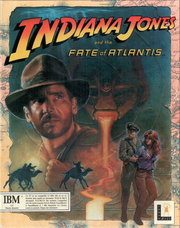 Indiana Jones And The Fate Of Atlantis — box-2D (FR)