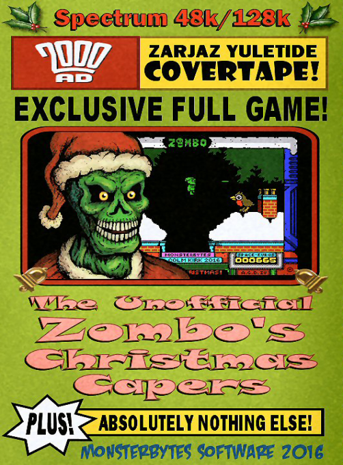 Zombo's Christmas Capers box art