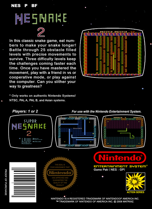 NeSnake — box-2D-back (US)