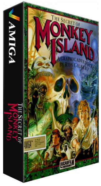 Secret of Monkey Island, The — box-3D (EU)