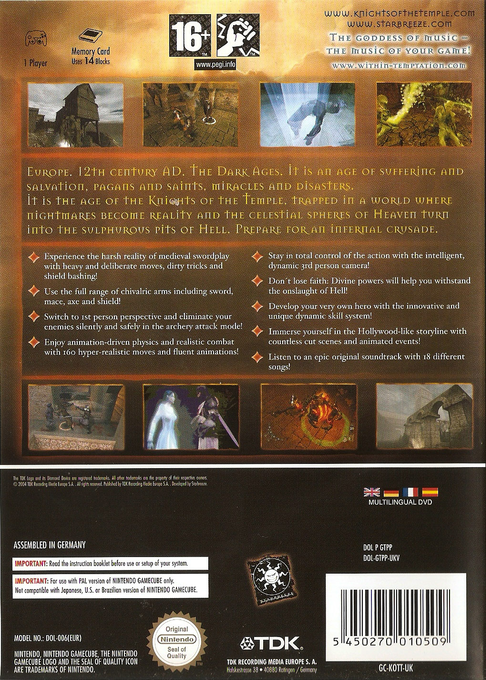 Knights of the Temple - Infernal Crusade — box-2D-back (EU)