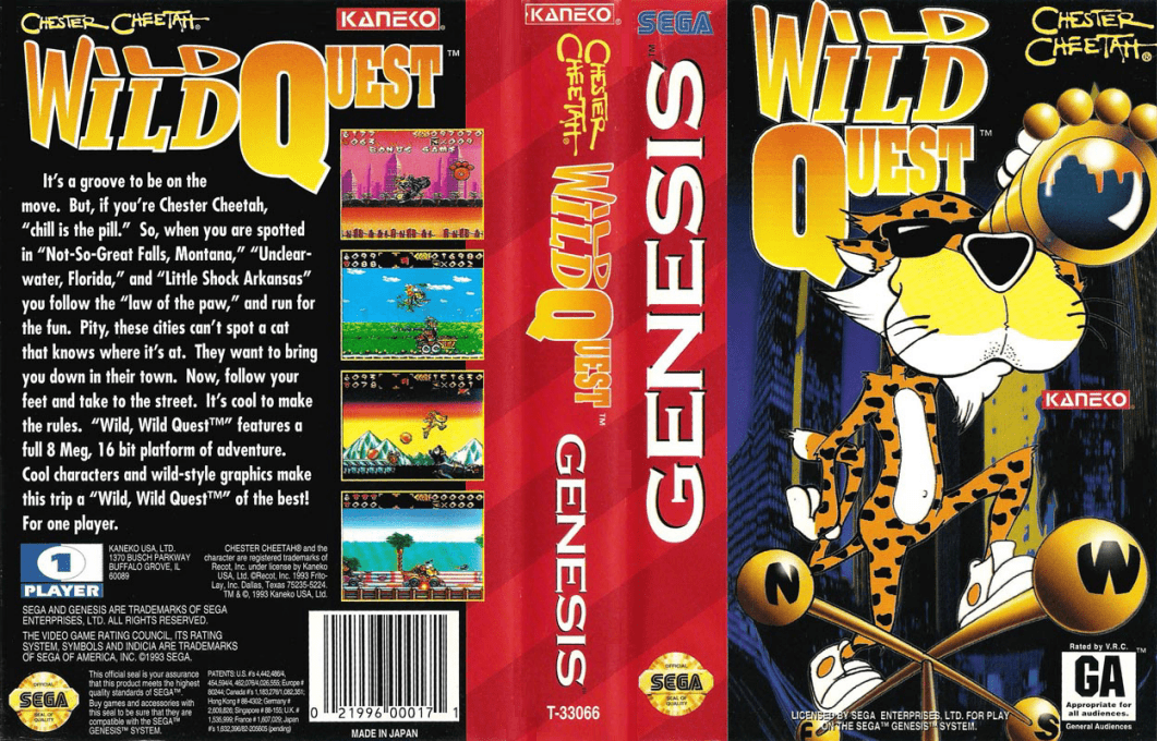 Chester Cheetah - Wild Wild Quest — box-texture (US)