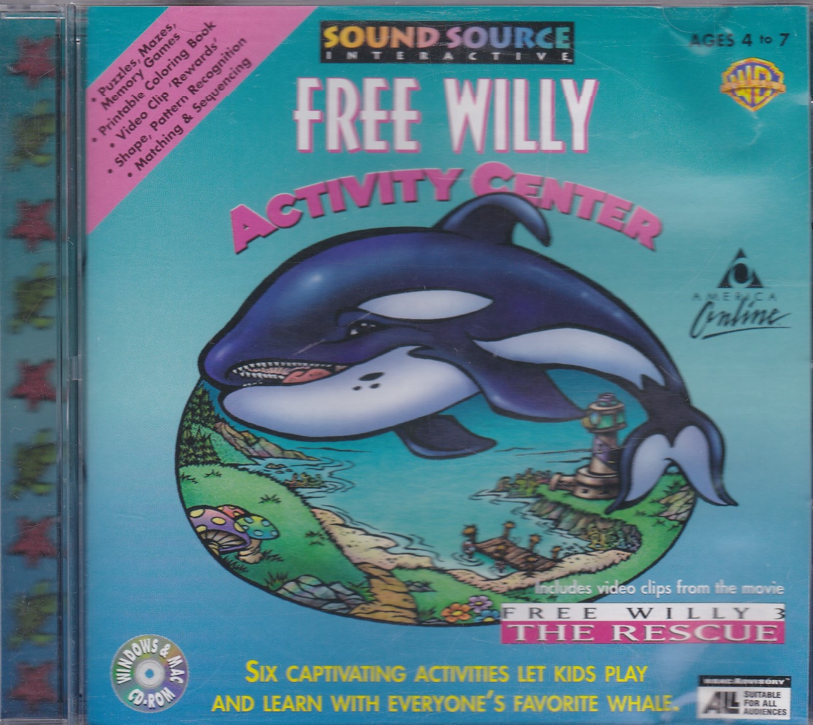 Free Willy Activity Center box art