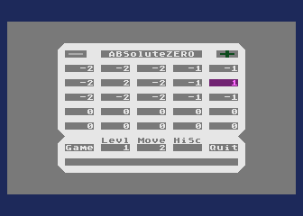 Absolute Zero — ss (US)
