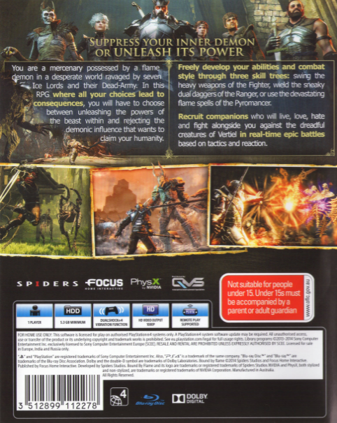 Bound by Flame — box-2D-back (AU)