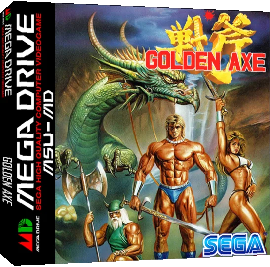 Golden Axe — box-3D (WOR)