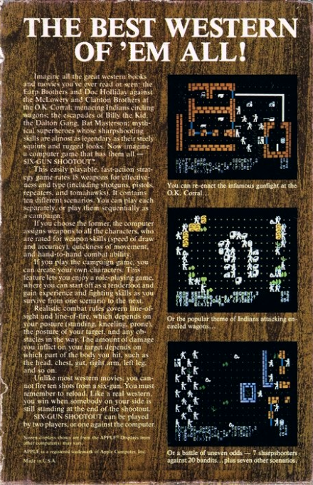 Sixgun Shootout — box-2D-back (US)