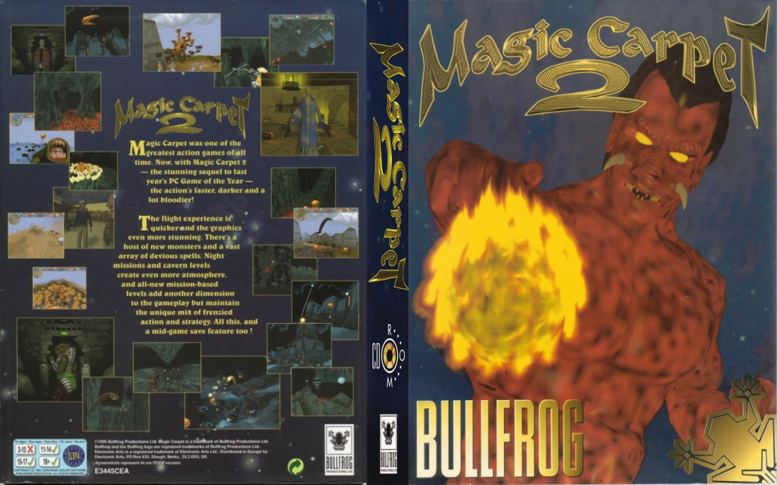 Magic Carpet 2 - The Netherworlds — box-texture (EU)